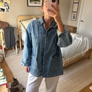 Vintage Blue Denim Jacket for Women